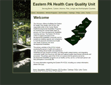 Tablet Screenshot of easternpa-hcqu.org
